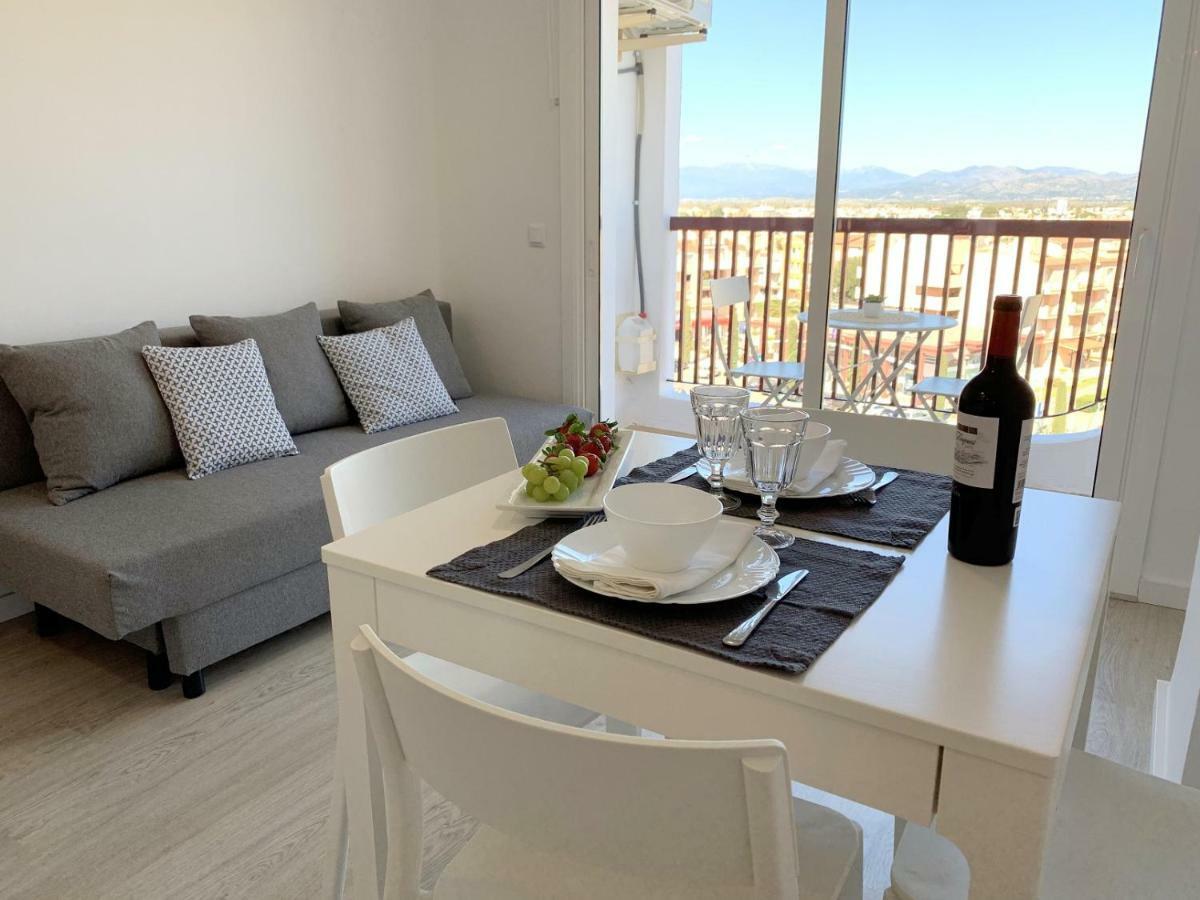 Apartamento 1ª Linea De Mar -Wifi- Aire Acondicionado Empuriabrava Kültér fotó