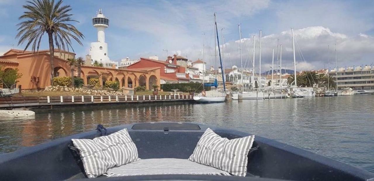 Apartamento 1ª Linea De Mar -Wifi- Aire Acondicionado Empuriabrava Kültér fotó